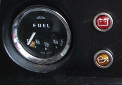 Dashboard Warning Lights With Chrome Bezel & Symbol