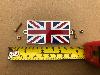 Union Jack Enamel Badge Bolt On