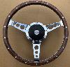 RatSport Classic Wood Steering Wheel Dished