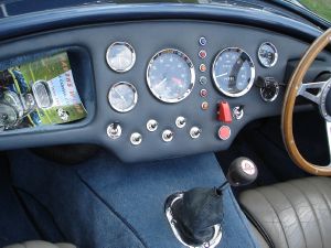 Dashboard Warning Lights With Chrome Bezel